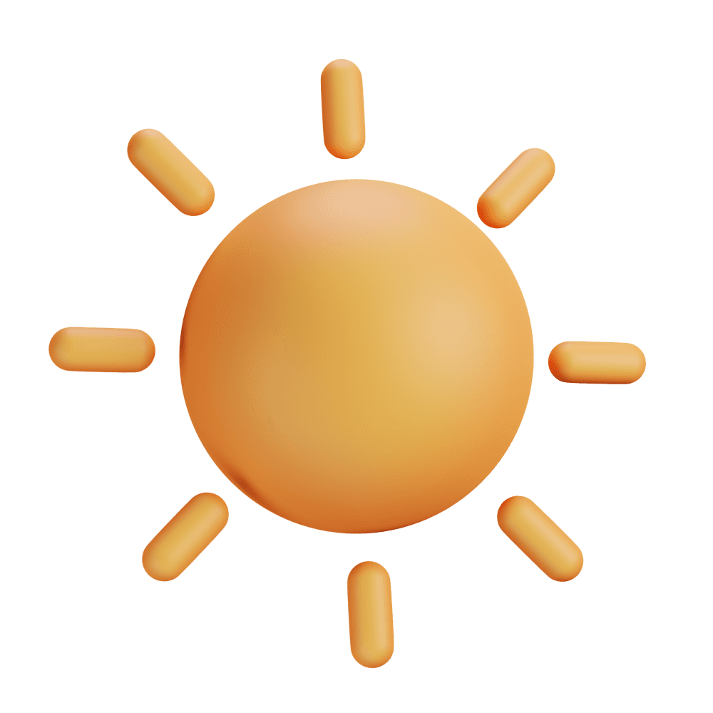 moutain with sun icon